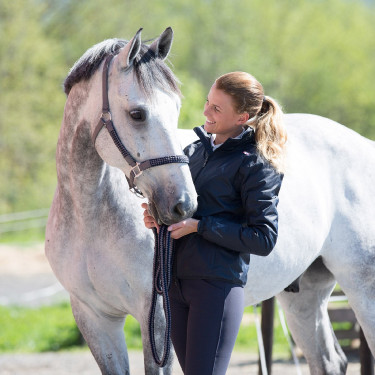 Casaco feminino Horze Supreme Alexa Azul-marinho Casaco feminino Horze Supreme Alexa Azul-marinho