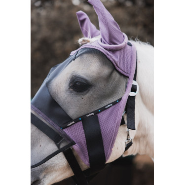 Máscara anti-moscas refrescante Horze Edição Limitada Ameixa preta Violeta Máscara anti-moscas refrescante Horze Edição Limitada Ameixa preta Violeta