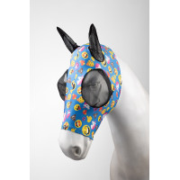 Máscara anti-moscas Horze elástica de enfiar Amarelo banana