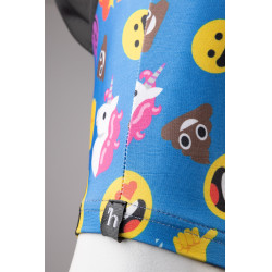 Máscara anti-moscas Horze elástica de enfiar Emoji Motivos