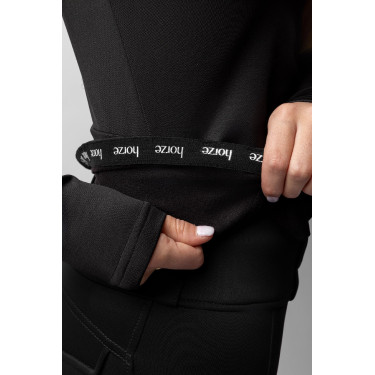 Top funcional de manga comprida Luminox Horze feminino Preto Top funcional de manga comprida Luminox Horze feminino Preto