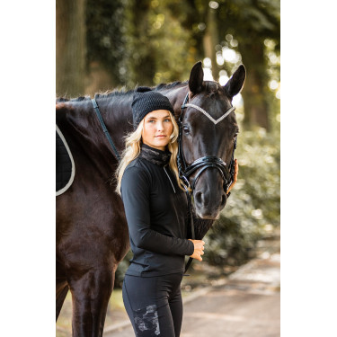 Top funcional de manga comprida Luminox Horze feminino Preto Top funcional de manga comprida Luminox Horze feminino Preto