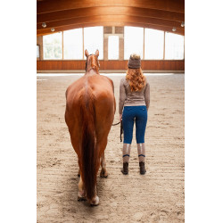 Meias funcionais B Vertigo em mistura de lã Layne Castanho lama Bege