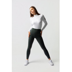 Legging térmico B Vertigo sem costura com grip integral Leonora Verde escaravelho Legging térmico B Vertigo sem costura com grip integral Leonora Verde escaravelho