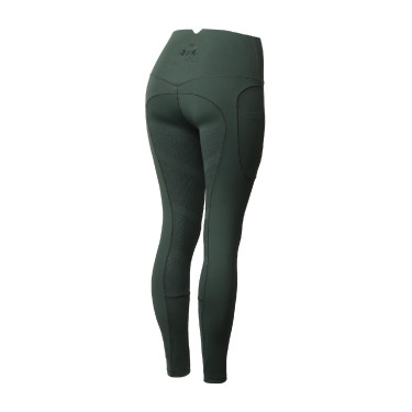 Legging térmico B Vertigo sem costura com grip integral Leonora Verde escaravelho Legging térmico B Vertigo sem costura com grip integral Leonora Verde escaravelho