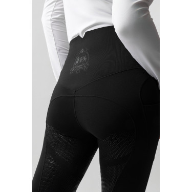 Legging térmico B Vertigo sem costura com grip integral Leonora Preto beleza