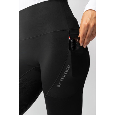 Legging térmico B Vertigo sem costura com grip integral Leonora Preto beleza