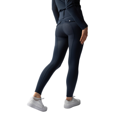 Legging térmico híbrido Horze Anya full grip Mirtilo Azul