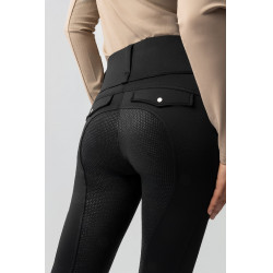 Legging térmico híbrido Horze Anya full grip Preto