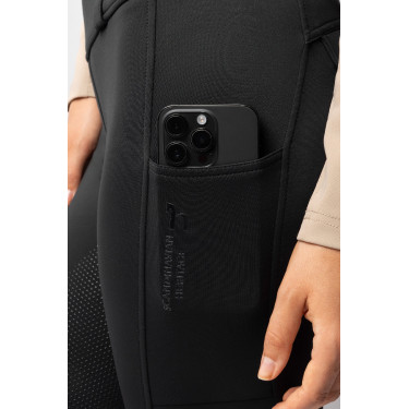 Legging térmico híbrido Horze Anya full grip Preto