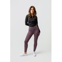 Legging térmico híbrido Horze Anya full grip Sílex violeta Legging térmico híbrido Horze Anya full grip Sílex violeta