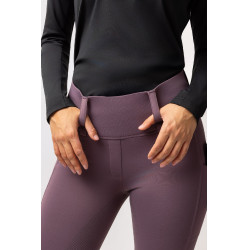Legging térmico híbrido Horze Anya full grip Sílex violeta