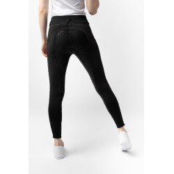 Calça de equitação Corinne Thermo Horze full grip Preto