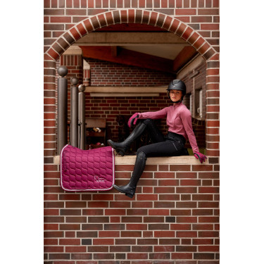 Calça de equitação Corinne Thermo Horze full grip Preto