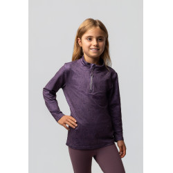 Camiseta de treino infantil Pegasus Horze Sílex Cinzento