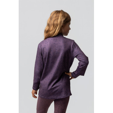 Camiseta de treino infantil Pegasus Horze Sílex Cinzento