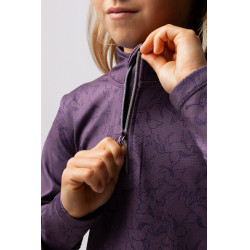 Camiseta de treino infantil Pegasus Horze Sílex Cinzento