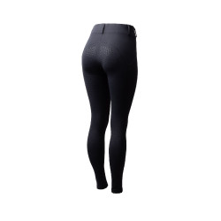 Legging de inverno feminino com grip integral Horze Dea Marinho escuro Azul