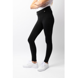 Legging Horze Dea infantil térmico com grip completo Preto