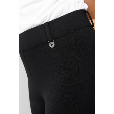 Legging Horze Dea infantil térmico com grip completo Preto