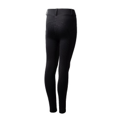 Legging Horze Dea infantil térmico com grip completo Preto