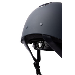 Capacete Metálico Brilhante Monarch II Horze Azul escuro