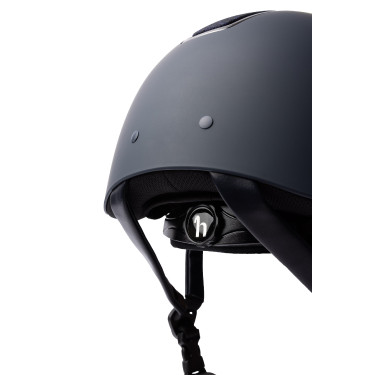 Capacete Metálico Brilhante Monarch II Horze Azul escuro