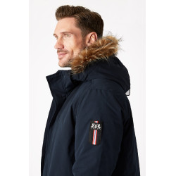 Parka de inverno masculina Garren B Vertigo Azul-marinho escuro
