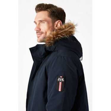 Parka de inverno masculina Garren B Vertigo Azul-marinho escuro