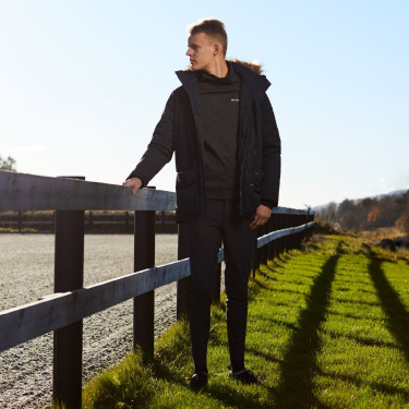 Parka de inverno masculina Garren B Vertigo Azul-marinho escuro