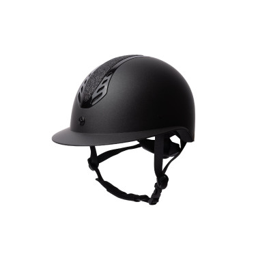 Capacete de equitação Horze Celeste Preto / preto Capacete de equitação Horze Celeste Preto / preto