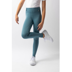 Leggings de equitação infantil Horze Dea Azul Ártico
