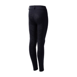 Leggings de equitação infantil Horze Dea Cinza fumê Cinzento Leggings de equitação infantil Horze Dea Cinza fumê Cinzento