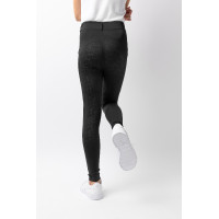 Leggings de equitação infantil Horze Dea Preto Leggings de equitação infantil Horze Dea Preto