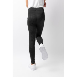 Leggings de equitação infantil Horze Dea Preto