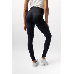 Collants Scrunch Horze Nessa full grip sem costuras Preto
