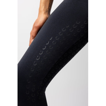 Collants Scrunch Horze Nessa full grip sem costuras Preto