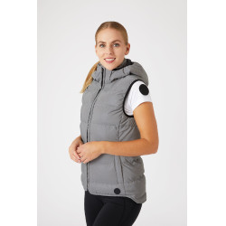 Colete acolchoado refletivo sem mangas Horze feminino Prata refletivo Colete acolchoado refletivo sem mangas Horze feminino Prata refletivo
