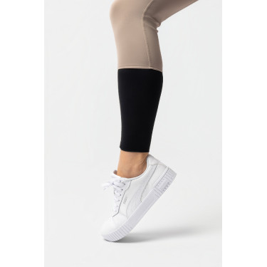 Calça de equitação Horze Evelyn com fundo integral feminino Toupeira simples Bege
