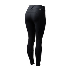 Calça Horze Grand Prix Pro com culote integral feminino Marinho escuro Azul