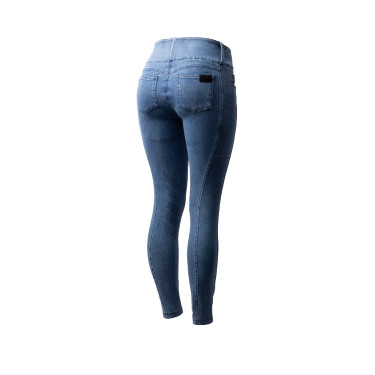 Calça Horze Carolyn denim fullgrip feminina