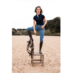 Calça Horze Carolyn denim fullgrip feminina