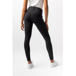 Calça Horze Carolyn denim fullgrip feminina Preto