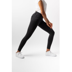 Calça Horze Carolyn denim fullgrip feminina Preto