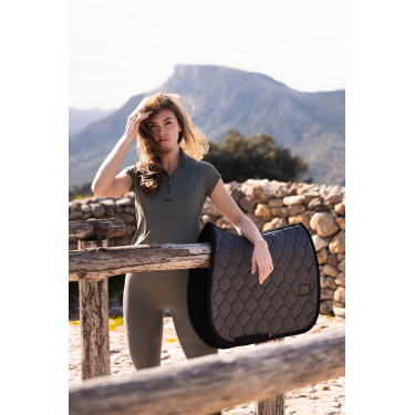 Sela de equitação CSO B Vertigo Onyx Quimera Cinzento