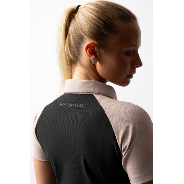 Pólo B Vertigo Giselle bicolor feminino Pólo B Vertigo Giselle bicolor feminino