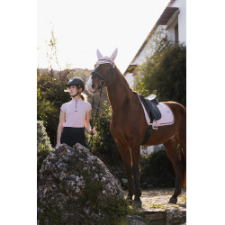 Camiseta de treino B Vertigo Joelle de manga curta para mulher Rosa sépia Camiseta de treino B Vertigo Joelle de manga curta para mulher Rosa sépia