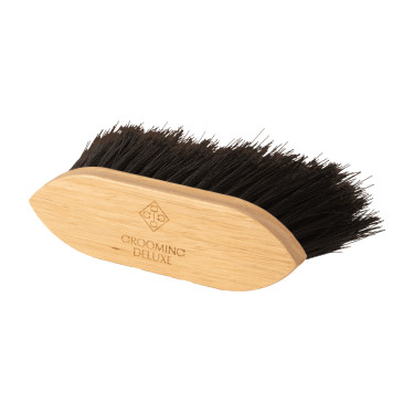 Escova clássica longa e macia de madeira Grooming Deluxe Preto Escova clássica longa e macia de madeira Grooming Deluxe Preto