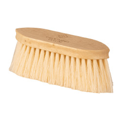 Escova dura Wooden Classic Medium Grooming Deluxe Natural Castanho