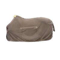 Capa anti-moscas com proteção ventral Comfort Kentucky Bege aos quadrados Capa anti-moscas com proteção ventral Comfort Kentucky Bege aos quadrados